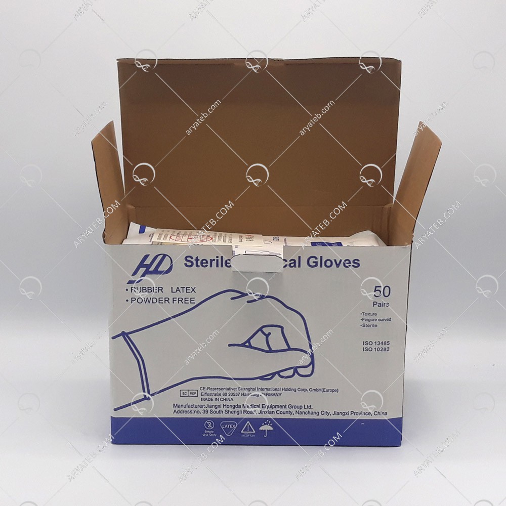 دستکش جراحی لاتکس اچ دی