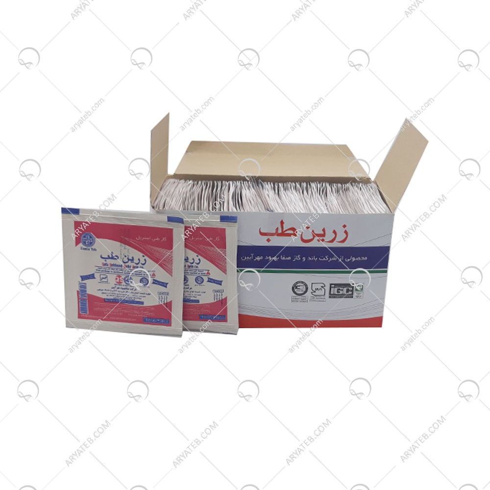 گاز استریل 10*10 زرین طب