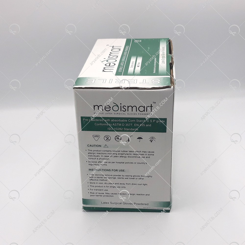 دستکش جراحی لاتکس مدی اسمارت