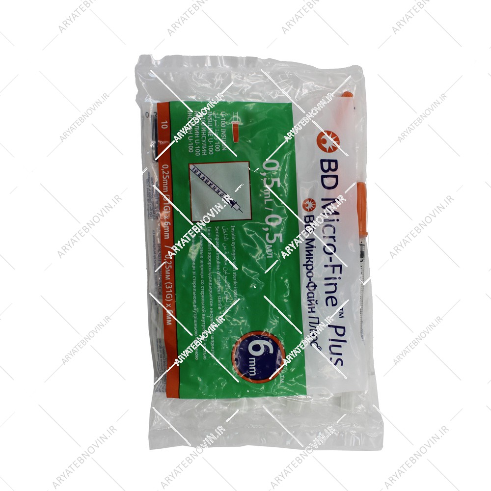 سرنگ انسولین bd 1