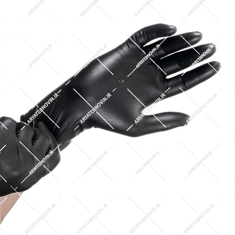 دستکش نیتریل مشکی