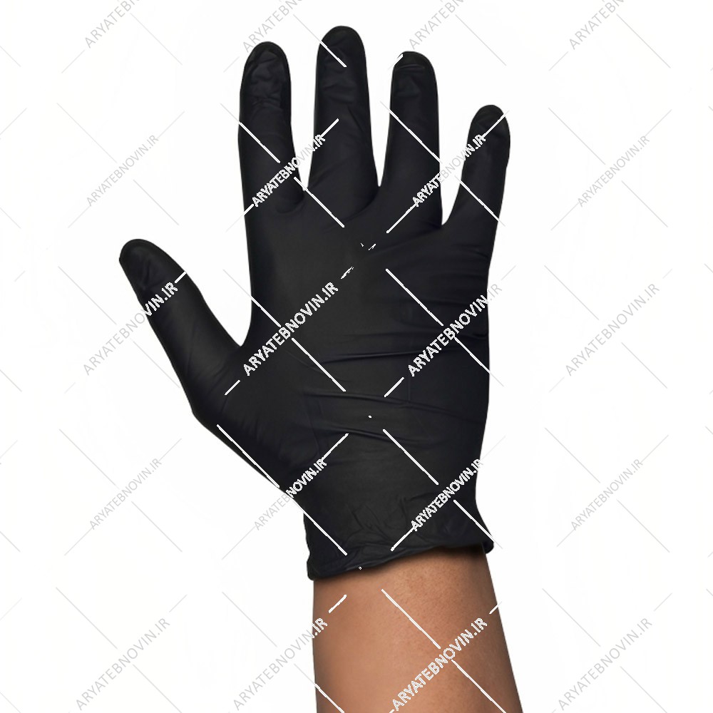 دستکش لاتکس مشکی